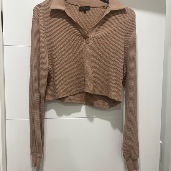 The Range Waffle Polo Shirt - Picture 2 of 3